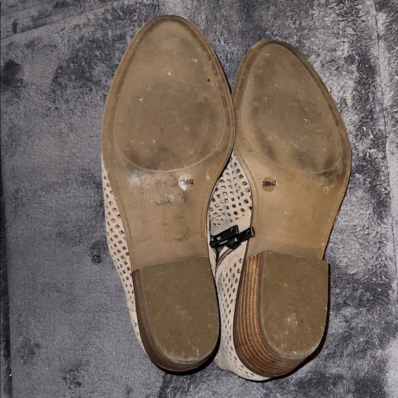 Lucky Brand Tan Perforated Slip-Ons - Picture 3 of 7